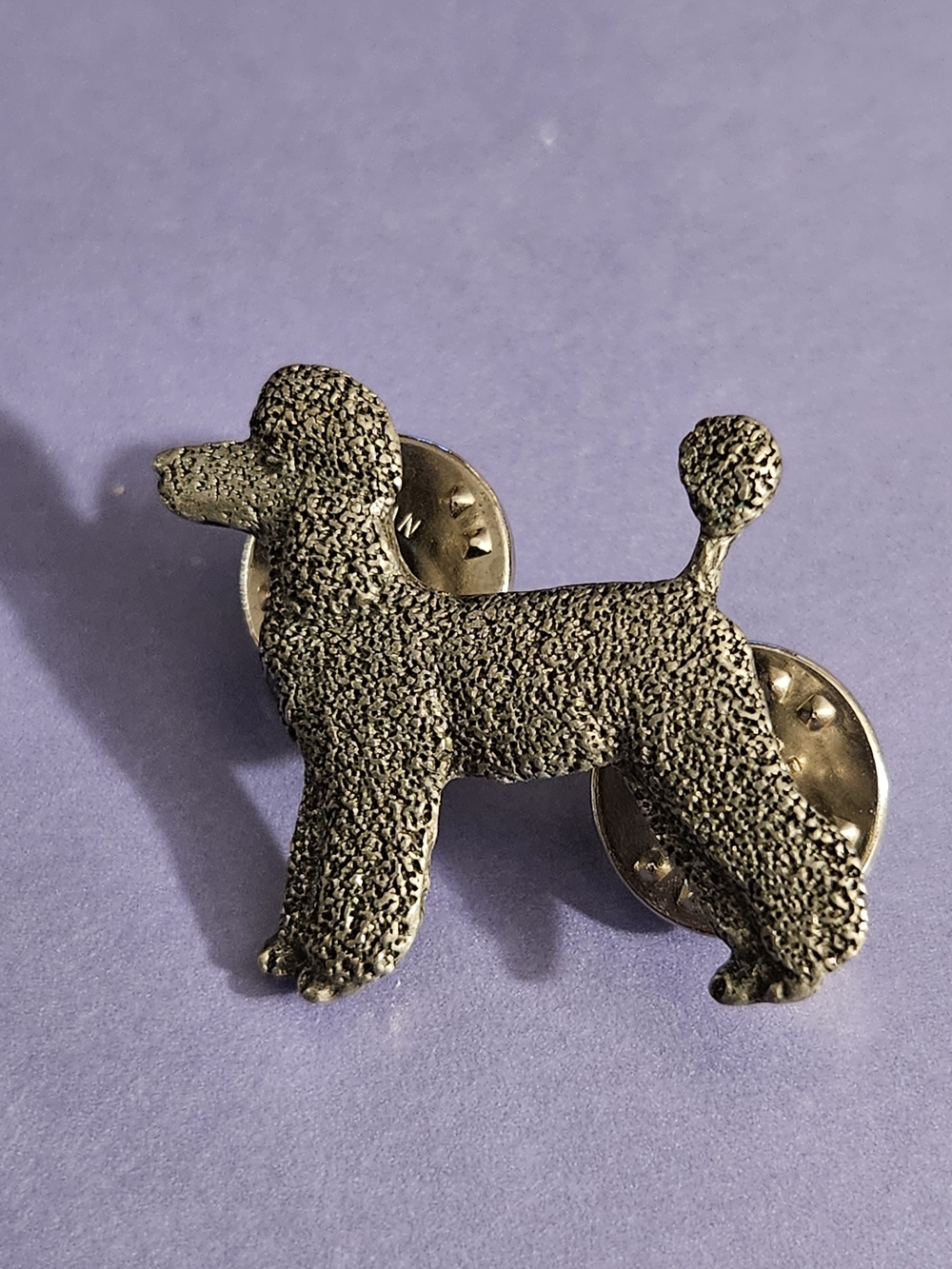GG Harris Pewter Poodle Pin